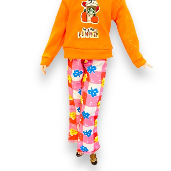 Barbie “ Hey there Pumpkin” Doll Outfit w/Handmade doll Purse- Doll Not included - Picture 5 of 13